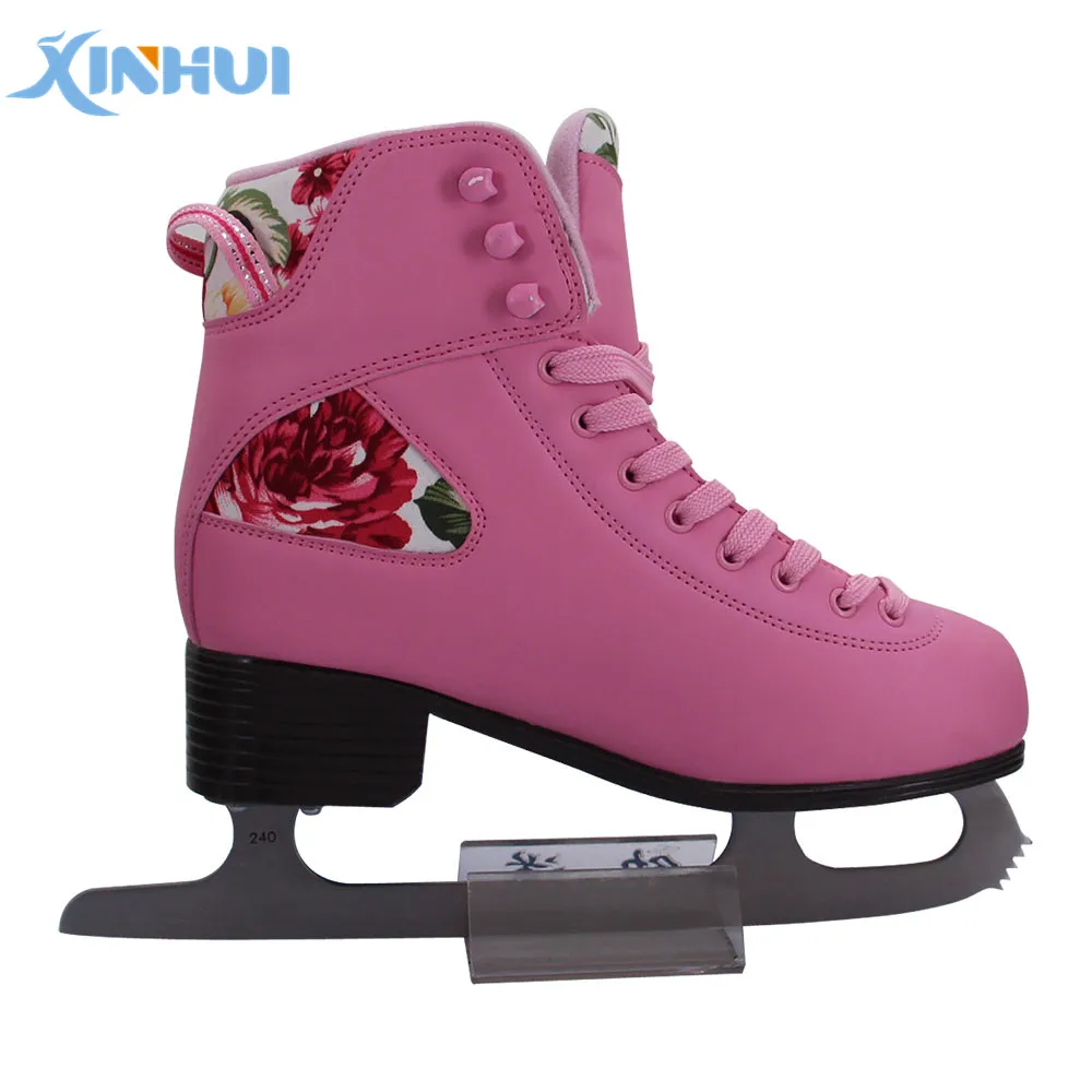 2017 Hot Selling Pink Ice Figure Skate Shoes For Women And Girls Buy