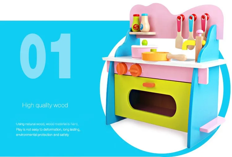 new design wooden kitchen toy,girl's wooden play kitchen new design wooden kitchen toy,girl's wooden play kitchen