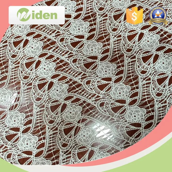 Fashion Design Polyester Chemical Elastic Lace Fabric for Women's Dress