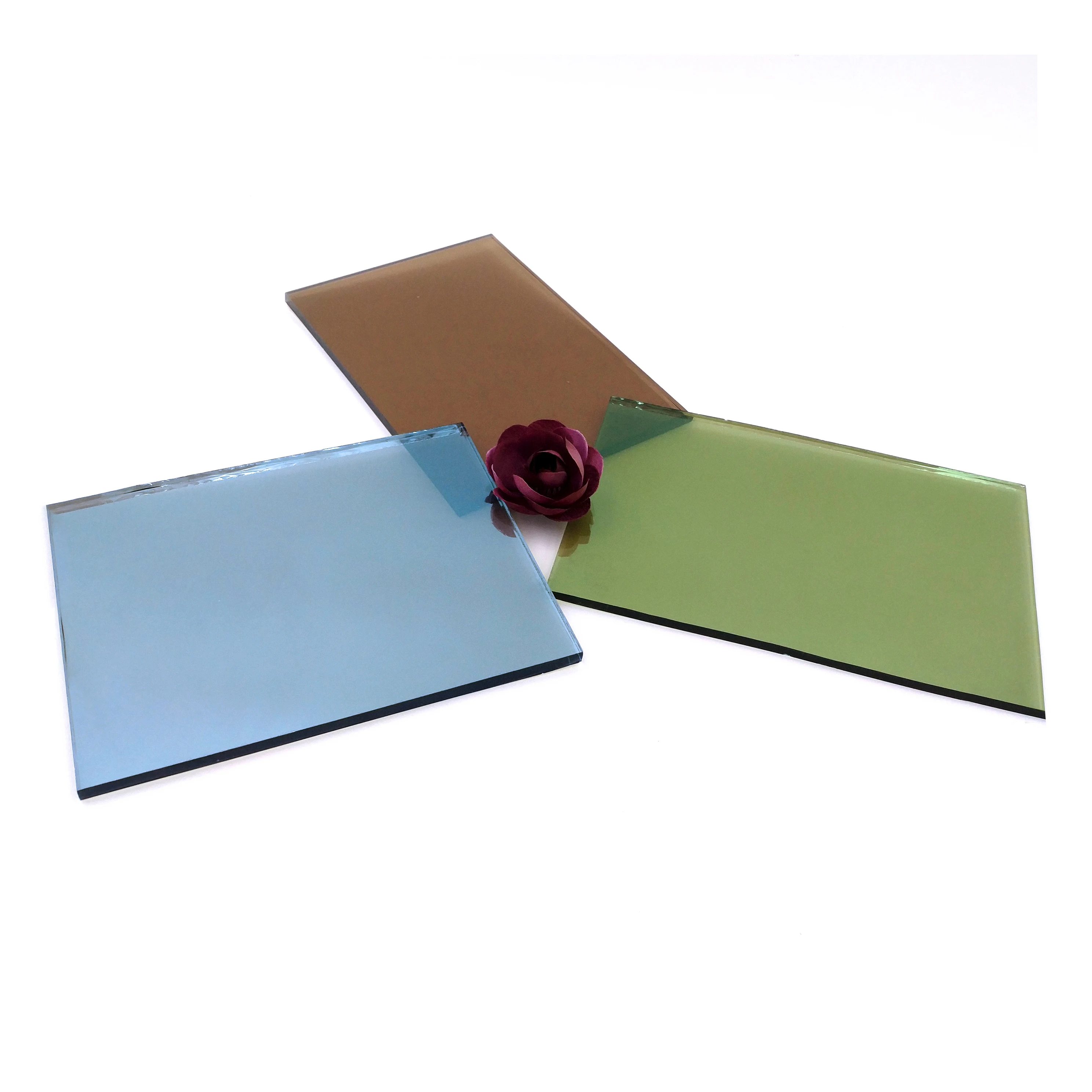 windows solar 4毫米 5毫米 6毫米福特蓝色反光玻璃