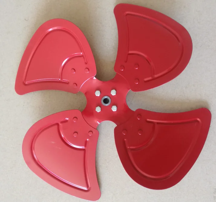 Custom High Precise 250 Mm Aluminum Stamping Cooling Fan Blade Radiator