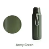 External Stainless Steel Insulation Cup for Military Users Military Green Portable Vacuum Cup with Cup Cover