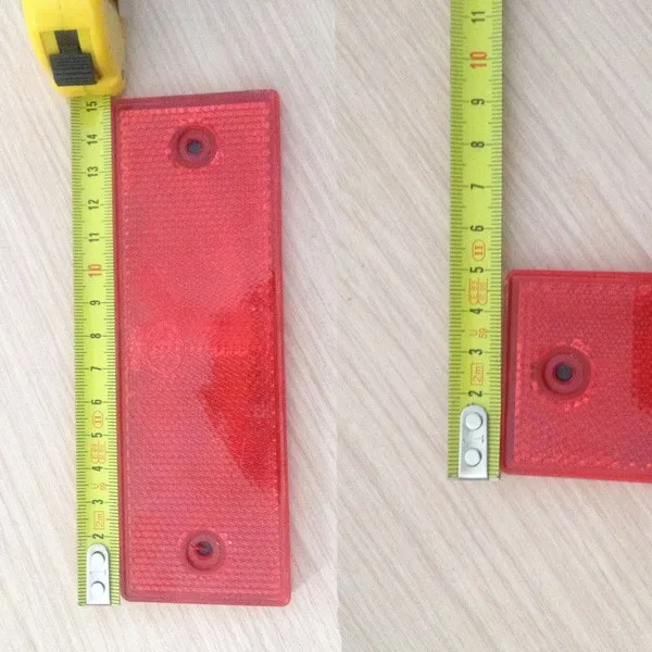 5*15cm reflective warning rectangle reflector