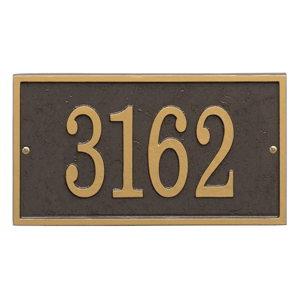 Buy Whitehall Personalized Cast Metal Address Plaque Custom House 