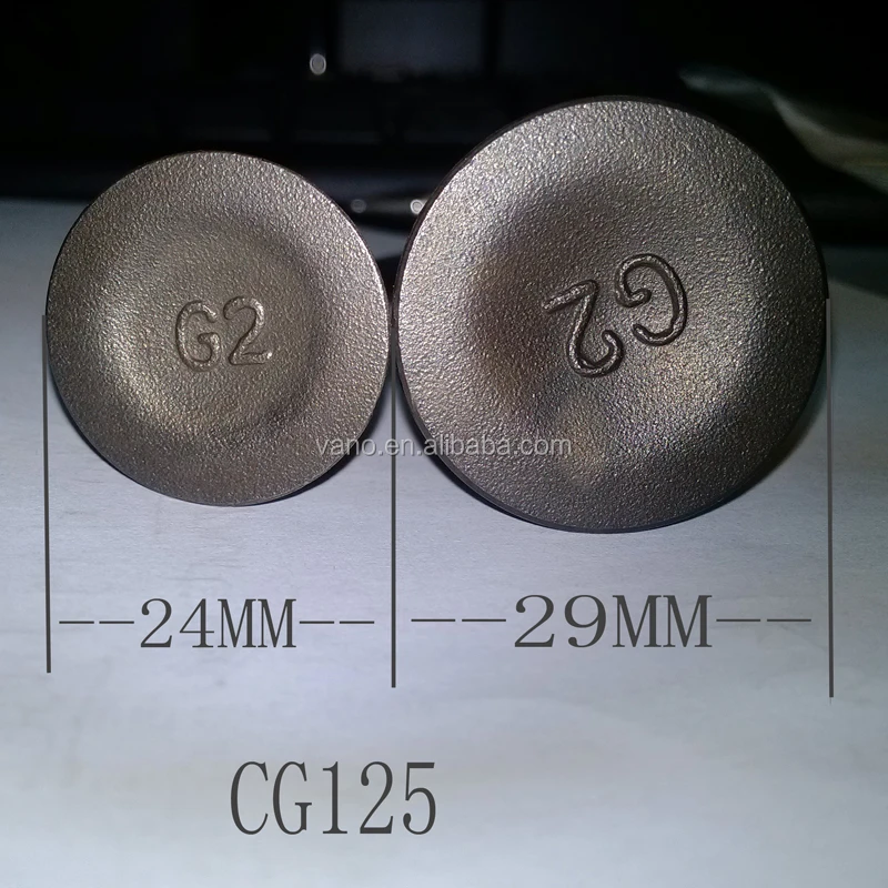 High Quality Motorcycle Exhaust Valve CG125 Intake Valve