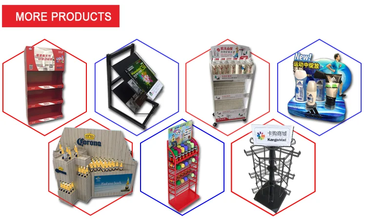 Metal Suspended Display Rack / Beverage Promotional Display Rack ...