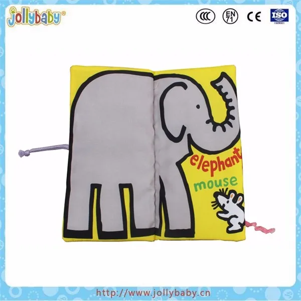 Children first learning book educational soft fabric book