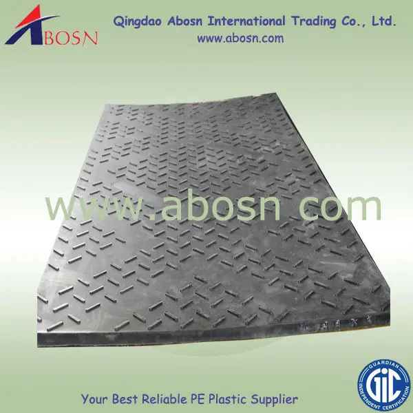 Heavy Duty & Protable Plastic Ground Protection Mat/temporary Road Mat