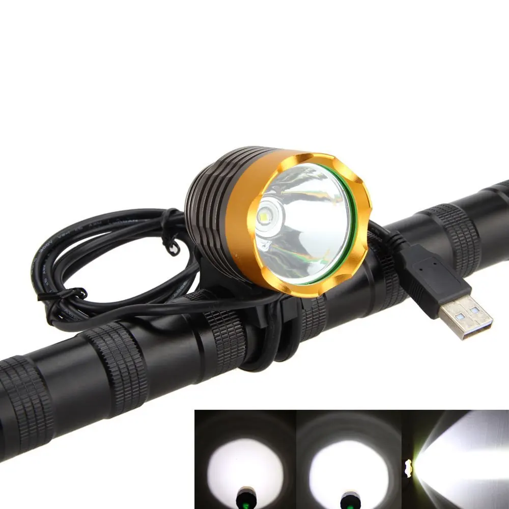 Bike LightFashion3000LM CREE XM-L-T6 LED USB Cycling Head Front Bike Lamp Bicycle Light Headlight surefire Flashlights