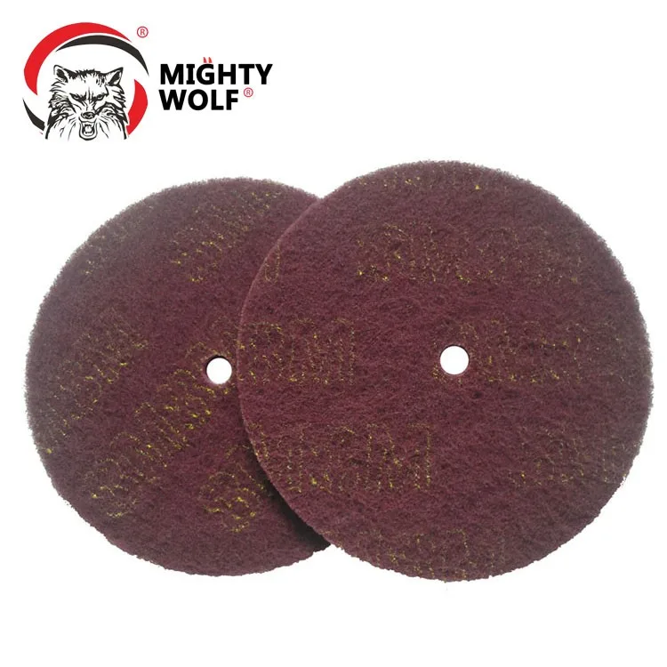 Made In China Red Abrasive Scouring Pad 8 Inch Round Nylon Round Disc