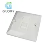 Glory Best Quality Plate For Connecting Internet Cable 86 Type Cat5e Cat6 RJ45 Faceplate