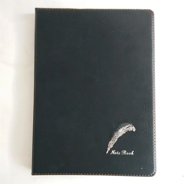 Black A4 Soft Cover School Notebook With Silver Hot Stamping Logo Buy