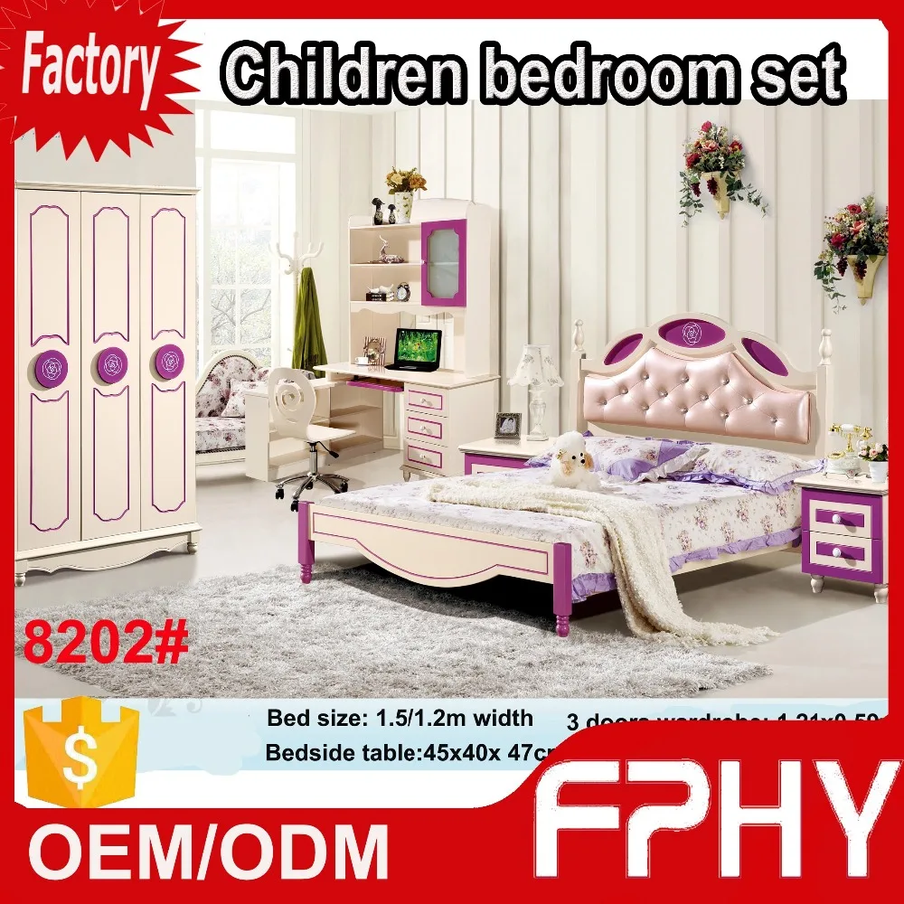 FPHY Bergaya Korea Anak Remaja Furniture Kamar Tidur Set Pabrik