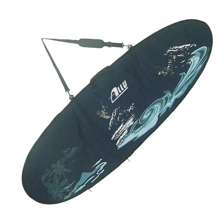 Wholesale Customize Double Cover Canvas Wheeled Inflatable Surf Board