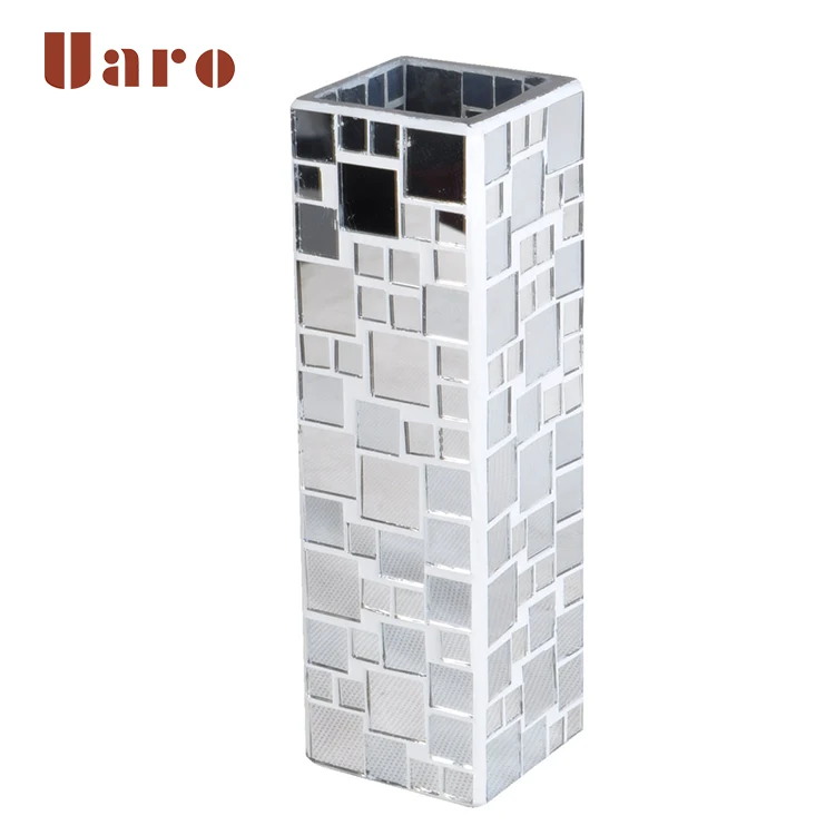 Mirrored Mosaic Vase Mosaic Mirror Glass Cruse Buy Mirrored