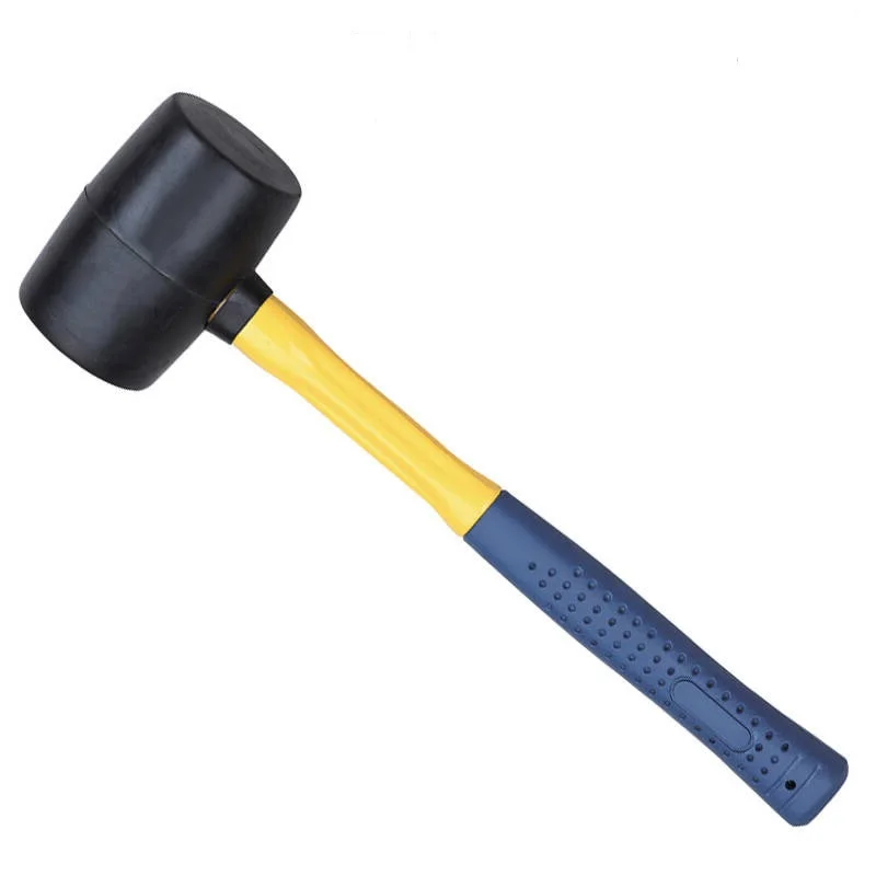 Fiberglass Handle Rubber Mallet Hammer