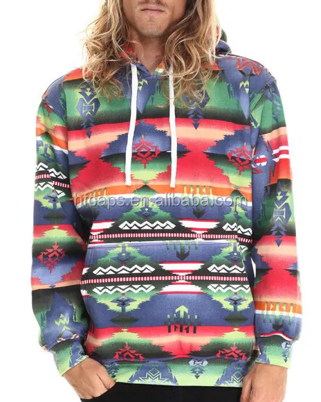 aztec design hoodie