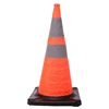 Wholesale red reflective Folding Collapsible 72cm road Safety Traffic Cone