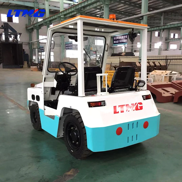 3 Ton Baggage Aircraft Mini Smart Electric Tow Tractor 