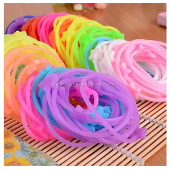 Popular Silicone Hair Bands/oem Colorful Hair Bands - Buy Silicone ...