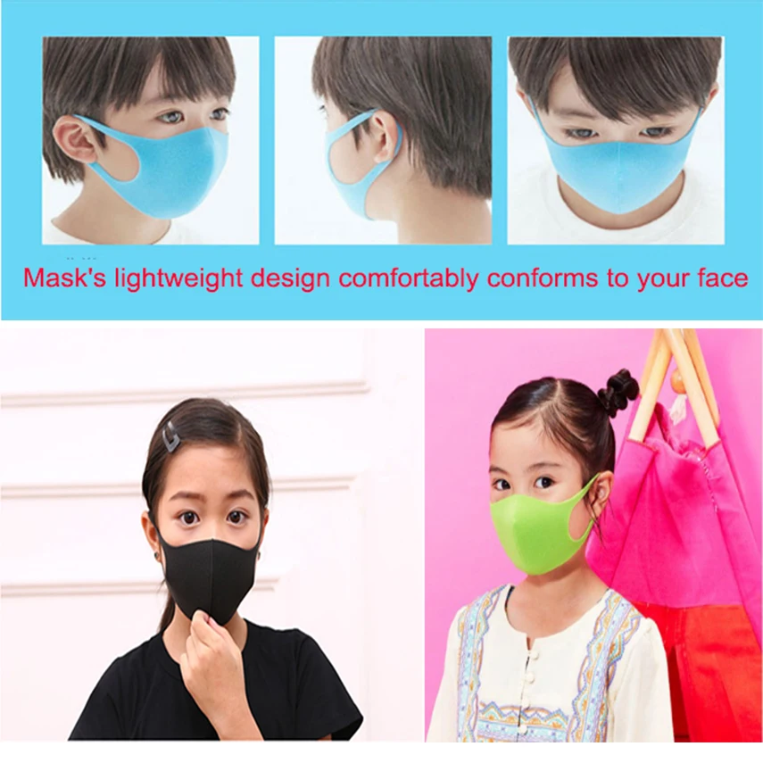 n95 pm 2.5 washable anti pollution baby children kids face dust mask