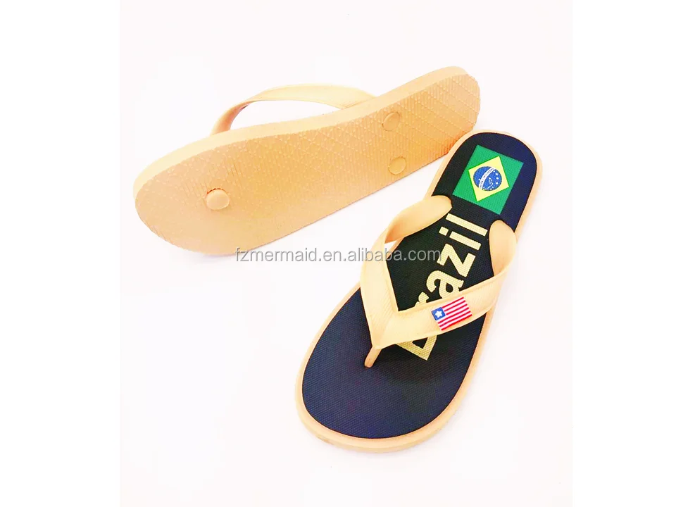 Fuzhou Shoes Factory New Fashion Brazil Nature Custom Flip Flops Strap Soles Cheap Wholesale Rubber Flip Flop