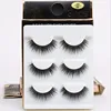 Wholesale 3D Mink Eyelashes Handmade False Soft Eyelashes 3 Pairs/Set