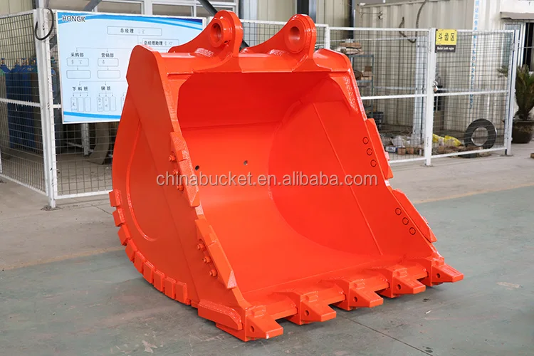 40ton reinforced blade plate heavy duty rock bucket