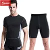 Summer Thin Quick Dry Breathable Loose Five Length Sport Athletic Shorts Set For Men