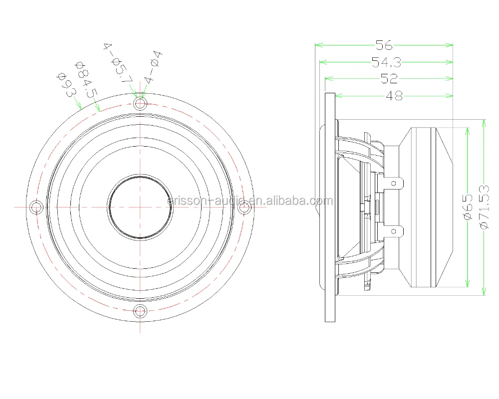 Fullrange Speaker With Phase Plug 3.5inch Car Horn Midwoofer Buy 3