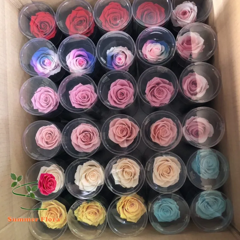 Wholesale Preserved Rose With Stem A Grade Preserved Flowers For
