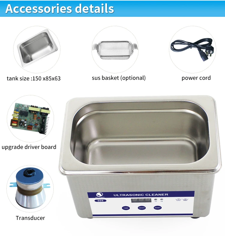 Professional Ultrasonic Cleaner Jewelry Ultrasonic Cleaner Jp008 800ml Buy Professional
