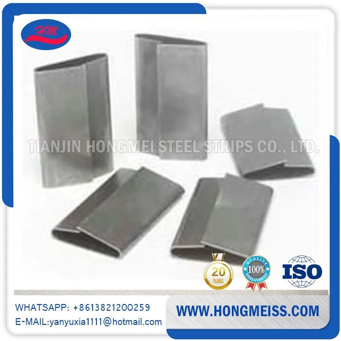Lowest price Semi Serrated steel strapping seals PP PET poly strapping seals