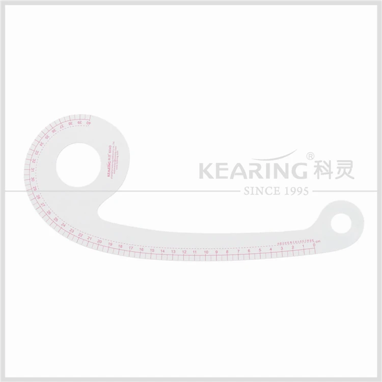 Fashion Design Flexible Plastic Tailoring Pattern Making Curve Vary Form Flexible Curve Ruler #6346