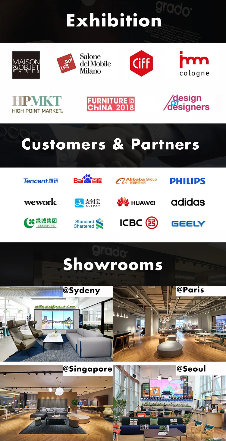 Grado Manufacturer Furniture Design Simple Steel Based Ash Designer