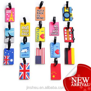 custom pvc luggage tags