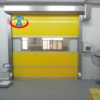 product-Zhongtai-Automatic Fast Industrial PVC High Speed Rolling Shutter Door-img