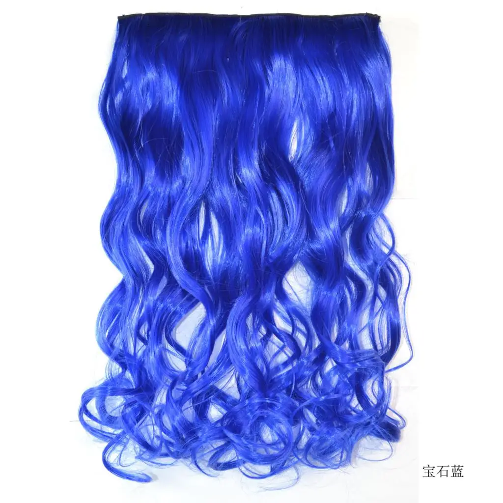 blue hair piece