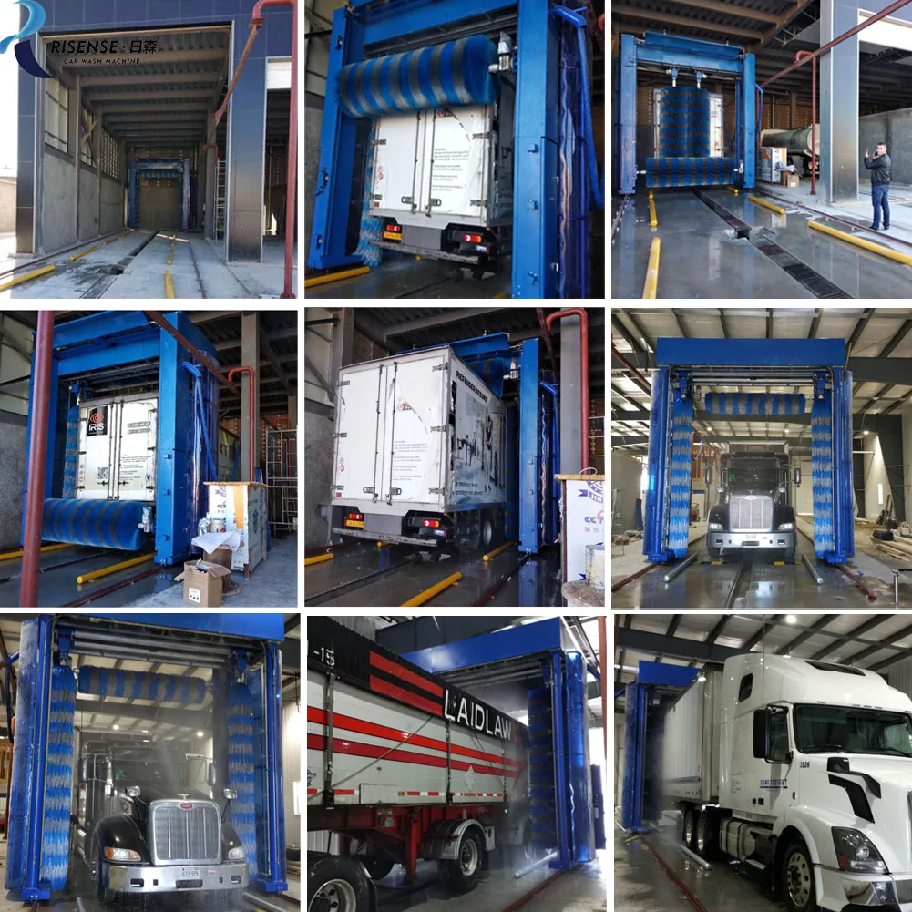 China Heavy Duty Truck Washing Machine  Bus  Cleaning System 
