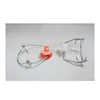plastic swing cap with silver metal wire