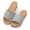 2019 Ready to ship factory Wholesale fashion women sandals indoor Bling diamond slides slippers