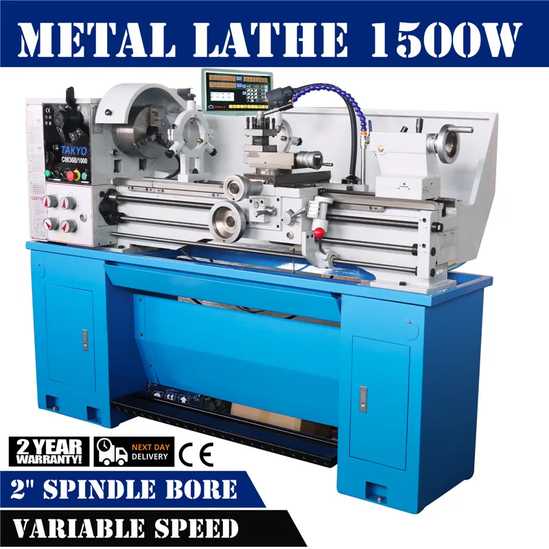 Metal Lathe 14x40 Inch Micro Metal Lathe 1500w Variable Speed Working