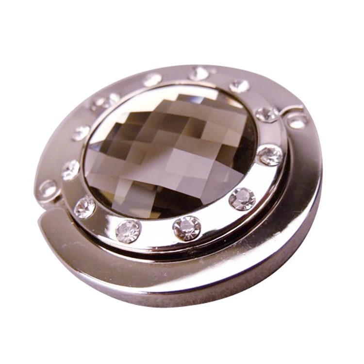 2017 wholesale cheap orange bag hanger hook zinc alloy bag holder custom logo metal bag hanger