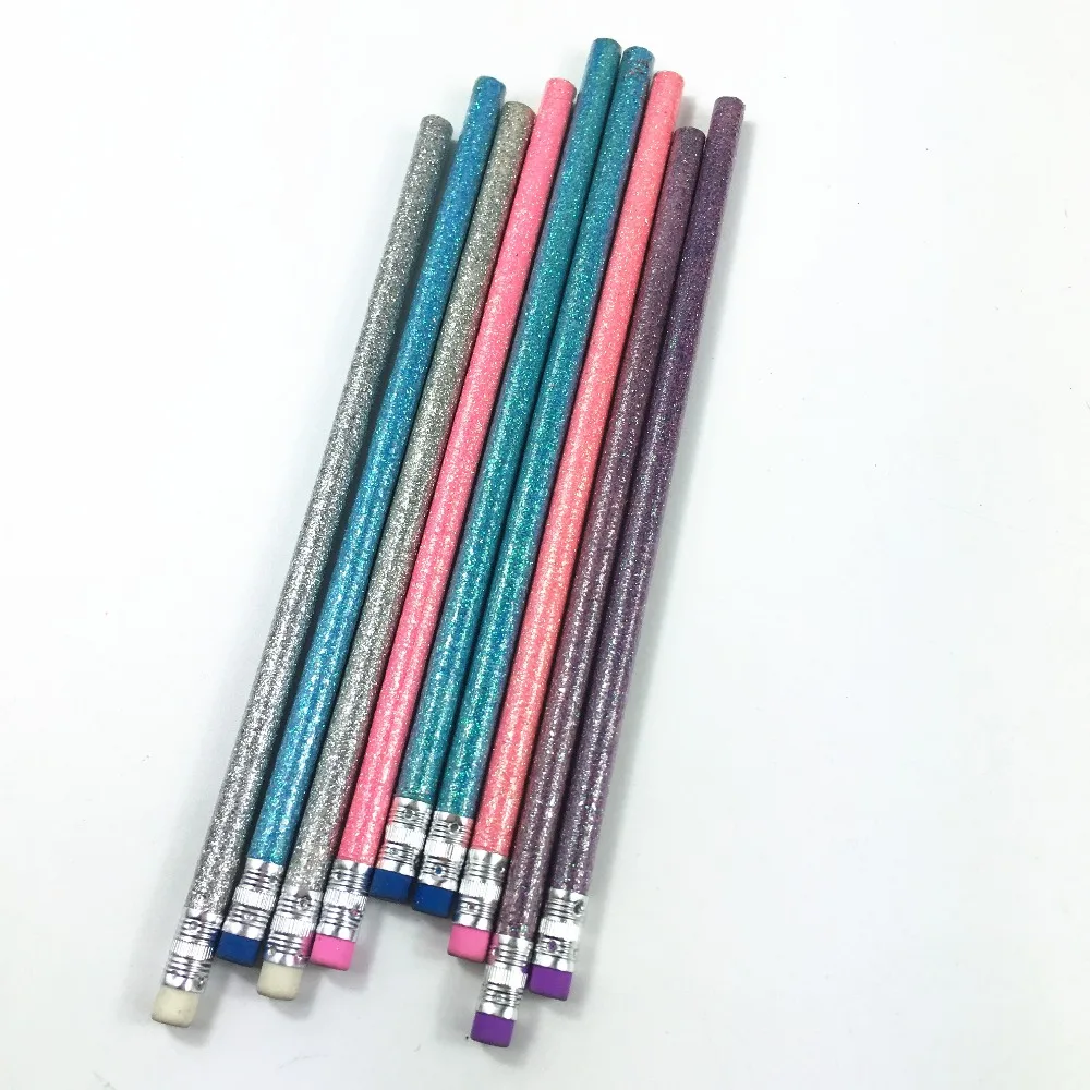 glitter colored pencils