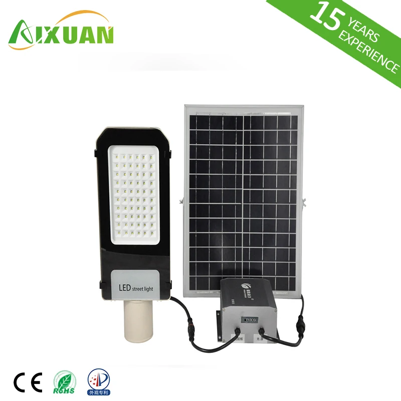 Factory Price 40w Smart Motion Sensor All in One 40 watt Lamp LED Solar Panel Street Light