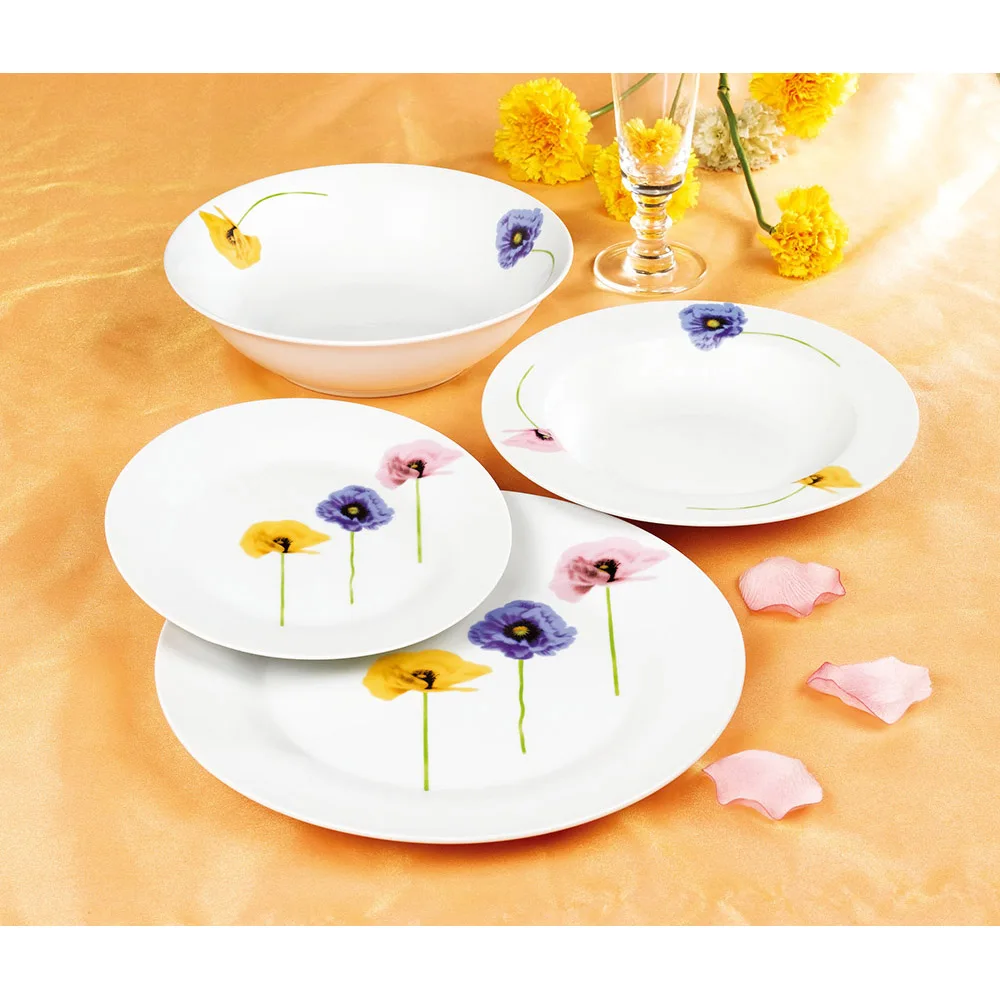 Modern Spanish Style 19pcs Reusable Simple Dining Dinnerware Set Buy Simple Dining Dinnerware
