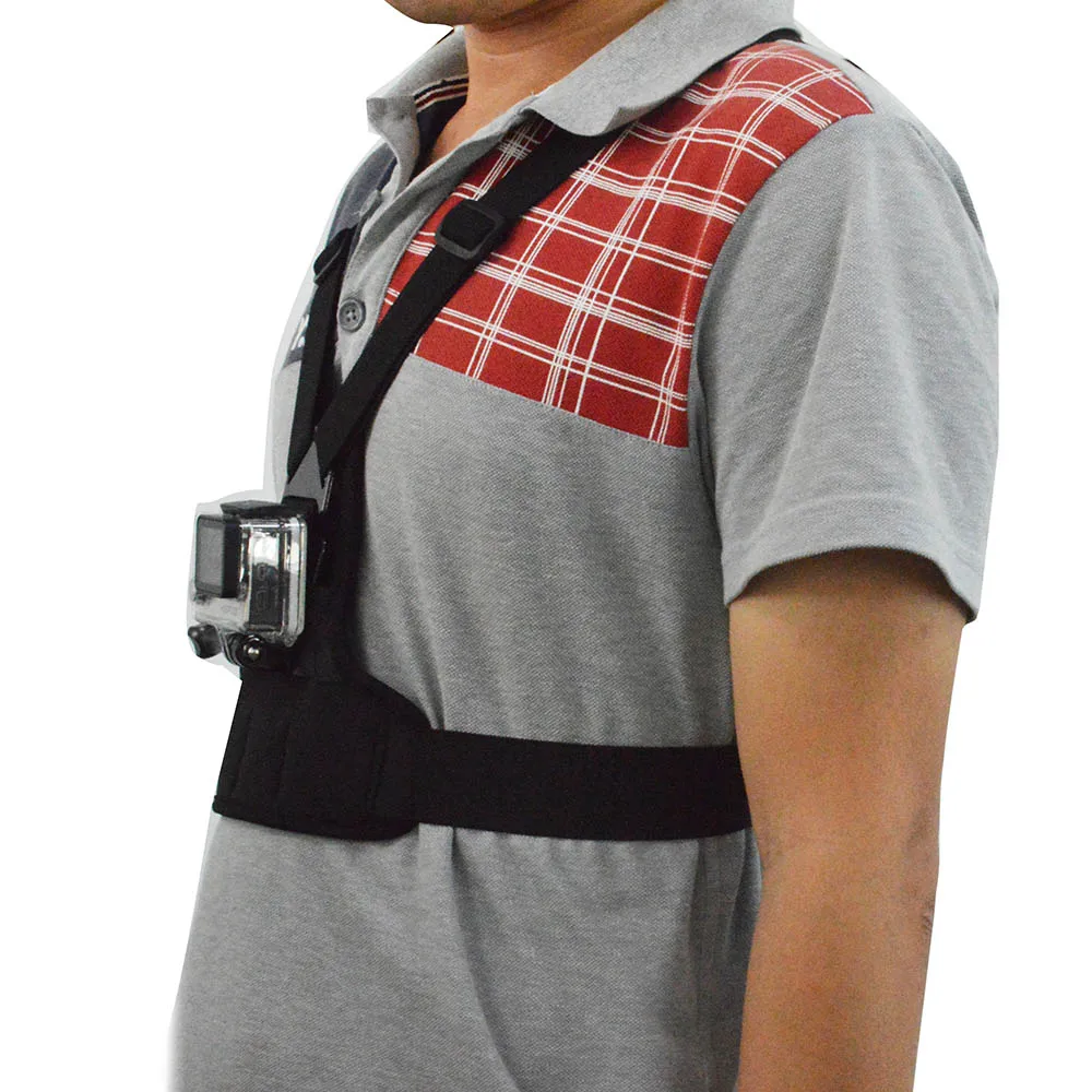 Adjustable Elastic Body Harness Chest Strap Mount Band Belt Camera
