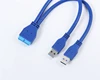 USB 3.0 A type male to 20 pin male cable, usb 3.0 20 pin male
