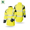 high quality safety working jacket reflective men jacket in winter wholesale polyester safety jacket