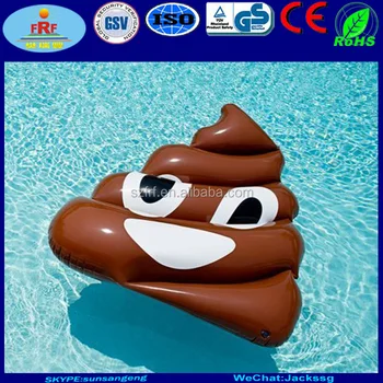 poop emoji float